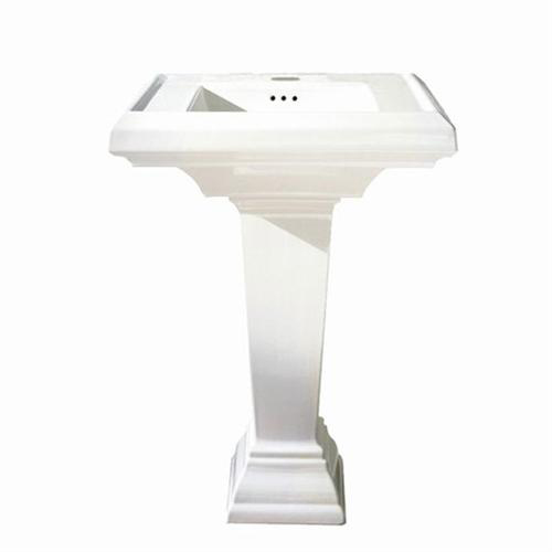 American Standard 0790.800 Vitreous China Pedestal Sink- 8